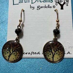 Beautiful Tree Dangle Earrings